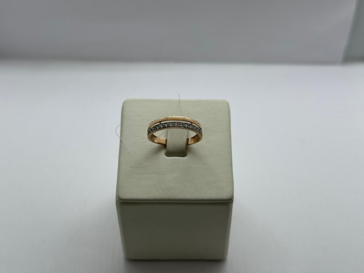 КОЛЬЦО С КАМНЯМИ (Au 585)