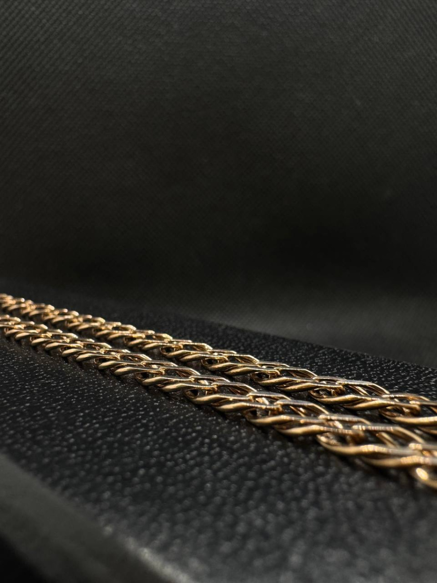 ЦЕПЬ ПОЛНОВЕСНАЯ Ромб двойной (Au 585)