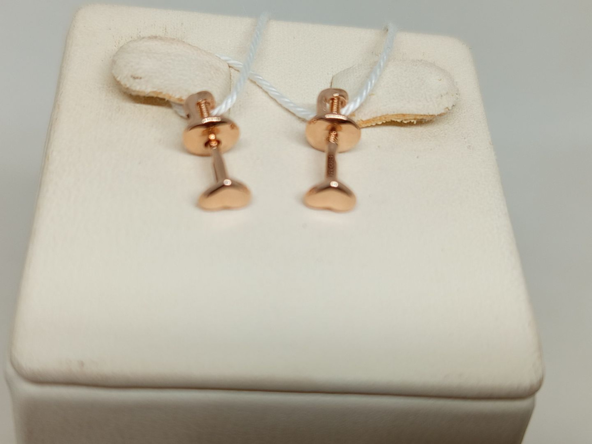 СПУС585 СЕРЬГИ ПУСЕТЫ (Au 585)