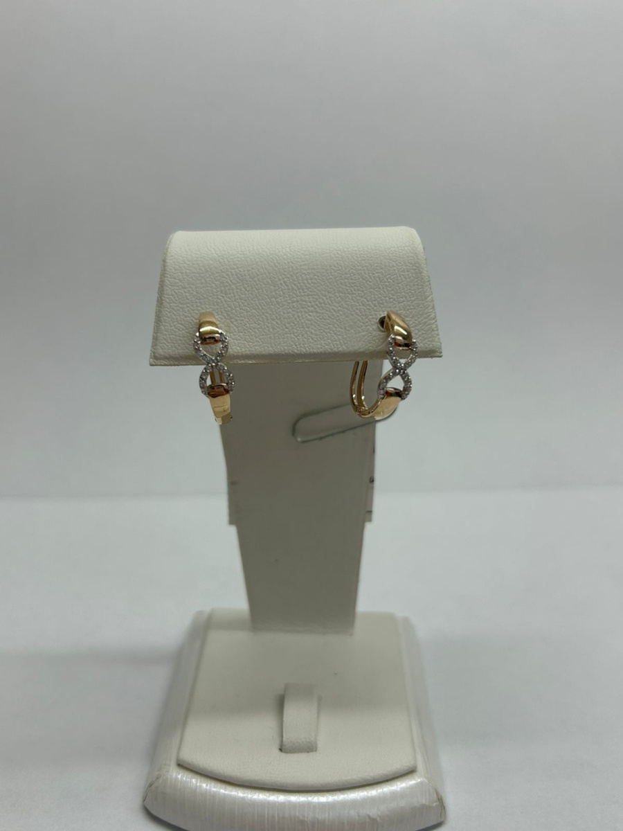 023872-1102 СЕРЬГИ С КАМНЯМИ (Au 585)