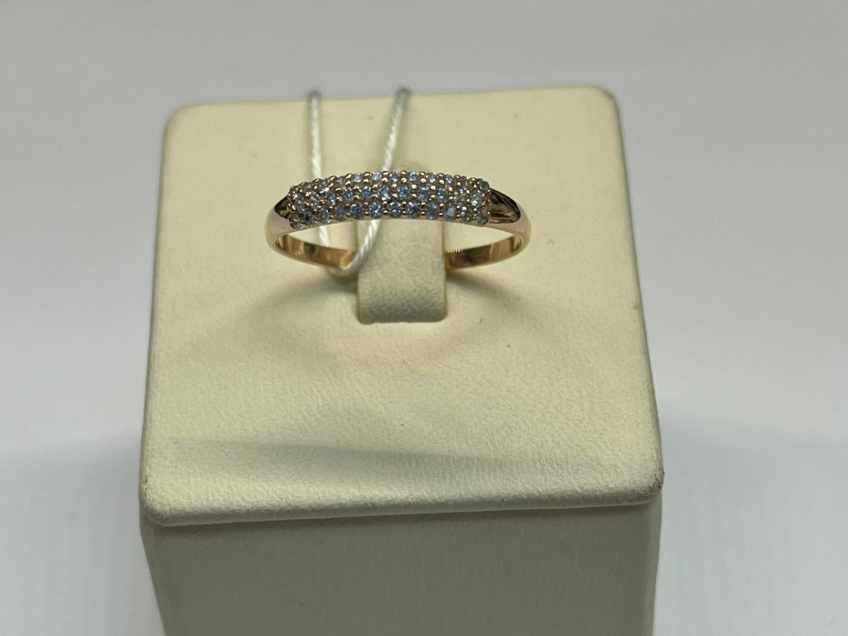 КОЛКМИ585 КОЛЬЦО С КАМНЯМИ (Au 585)