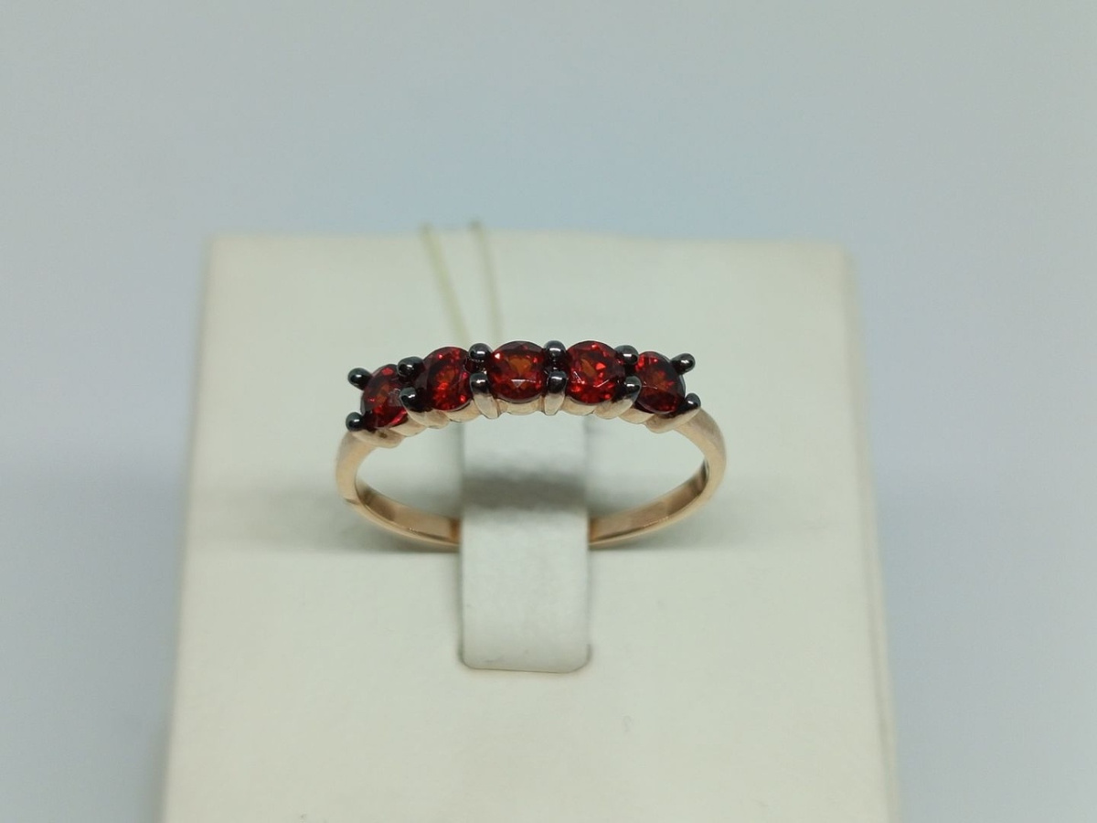 КОЛЬЦО ГРАНАТ (Au 585)