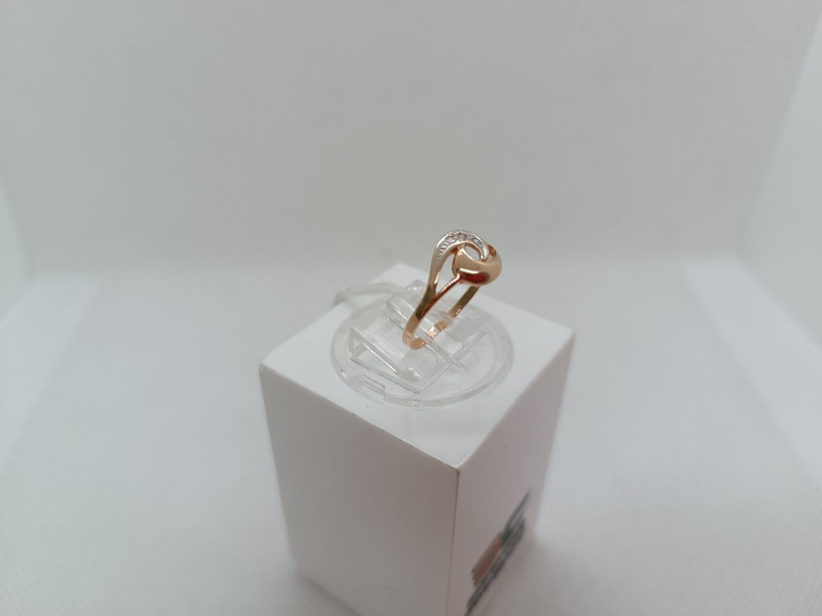 КОЛЬЦО С КАМНЯМИ (Au 585)