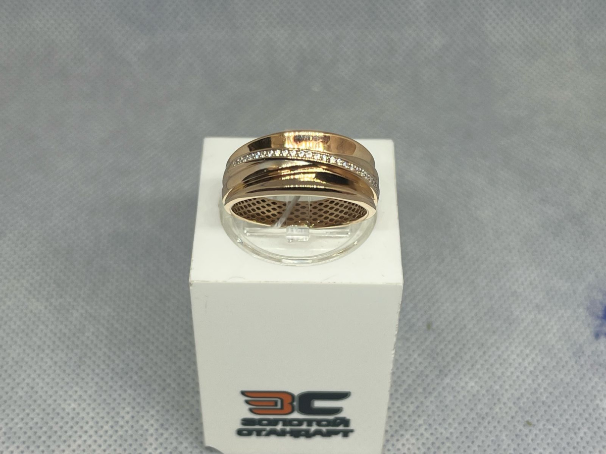 КОЛКМИ585 КОЛЬЦО С КАМНЯМИ (Au 585)