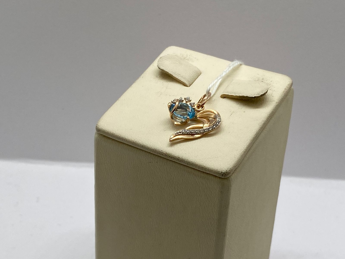 ПОДВЕСКА С КАМНЯМИ (Au 585)