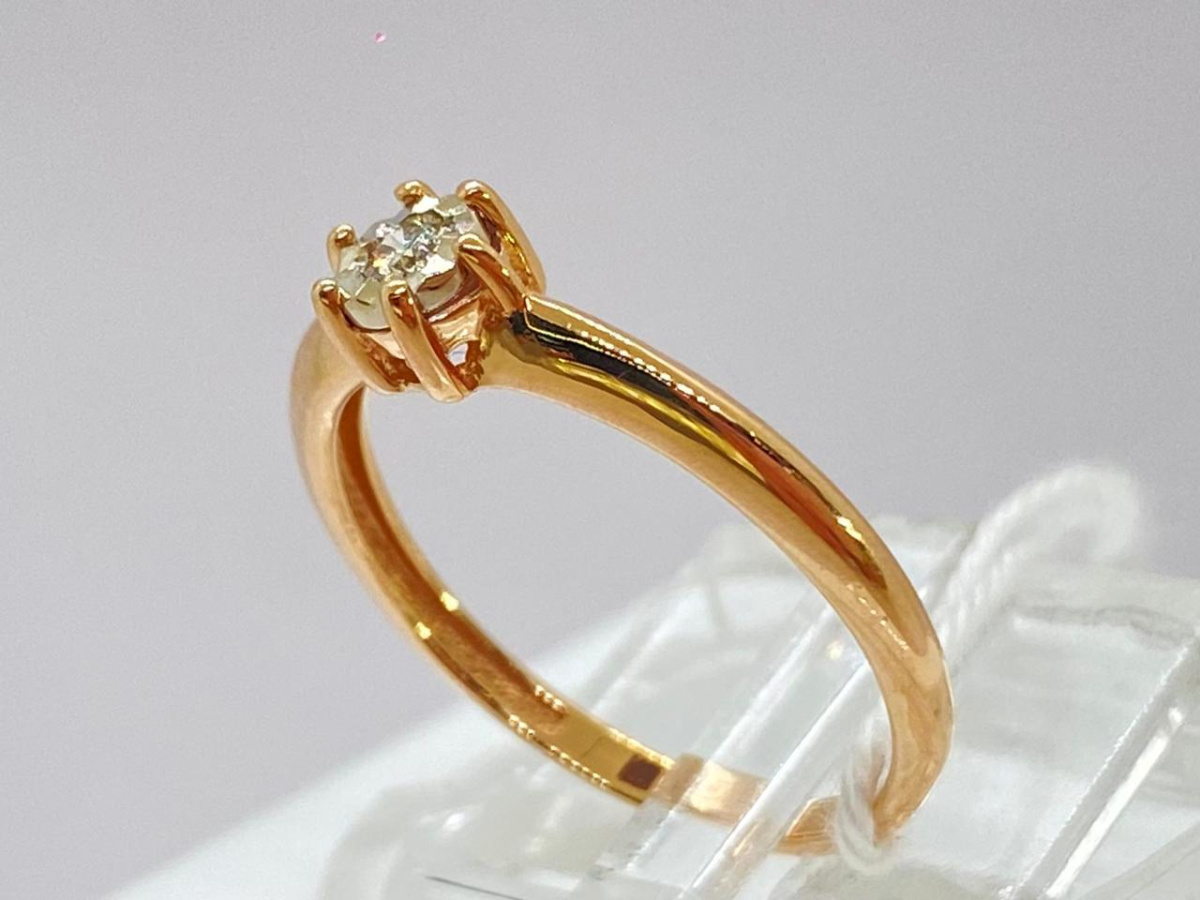 КОЛЬЦО БРИЛЛИАНТ Au 585