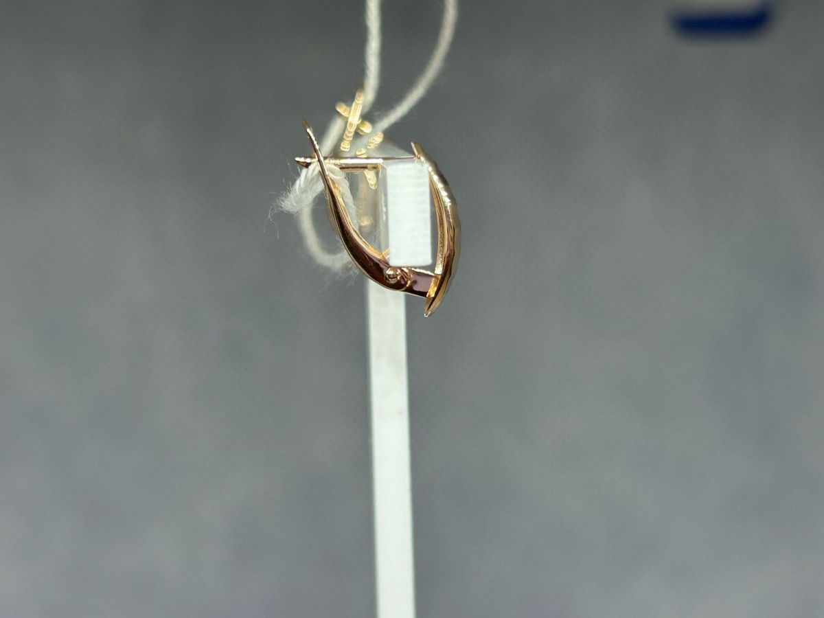 СБКМ585 СЕРЬГИ БЕЗ КАМНЯ (Au 585)