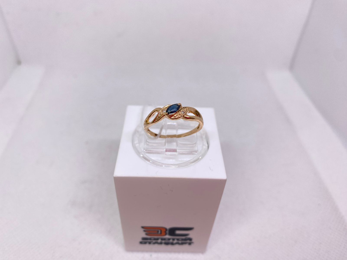 КОЛКМИ585 КОЛЬЦО С КАМНЯМИ (Au 585)