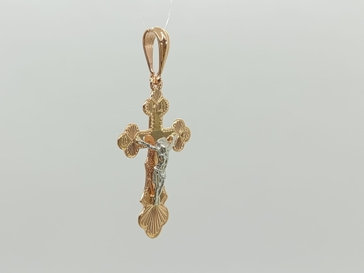 ПОДВЕСКА КРЕСТ (Au 585)