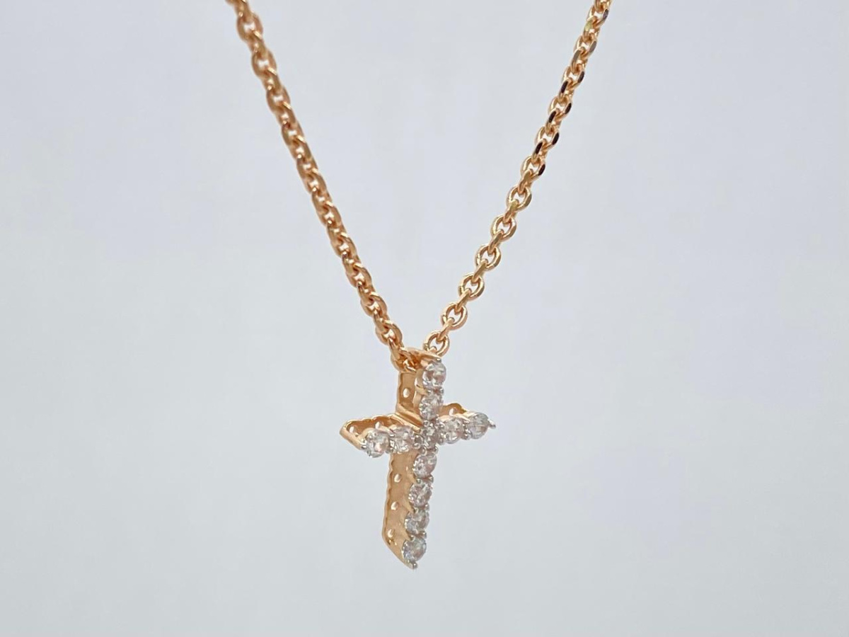 КОЛЬЕ С КАМНЯМИ (Au 585)