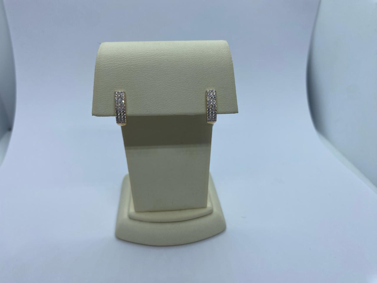 СКМИ585 СЕРЬГИ С КАМНЯМИ (Au 585)