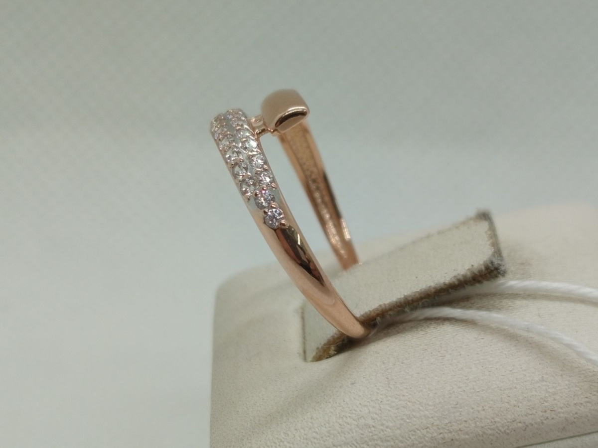 КОЛКМИ585 КОЛЬЦО С КАМНЯМИ (Au 585)