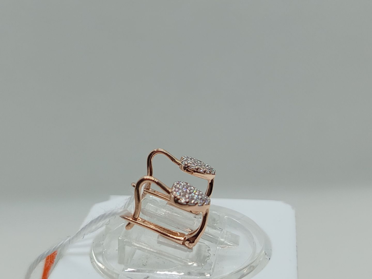 СЕРЬГИ С КАМНЯМИ (Au 585)