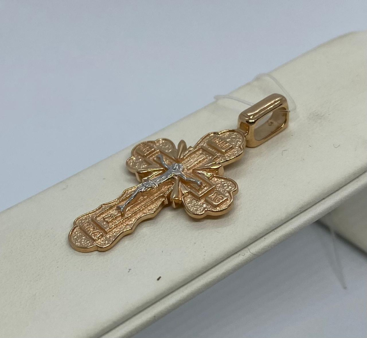 ПОДВЕСКА КРЕСТ без камня (Au 585)