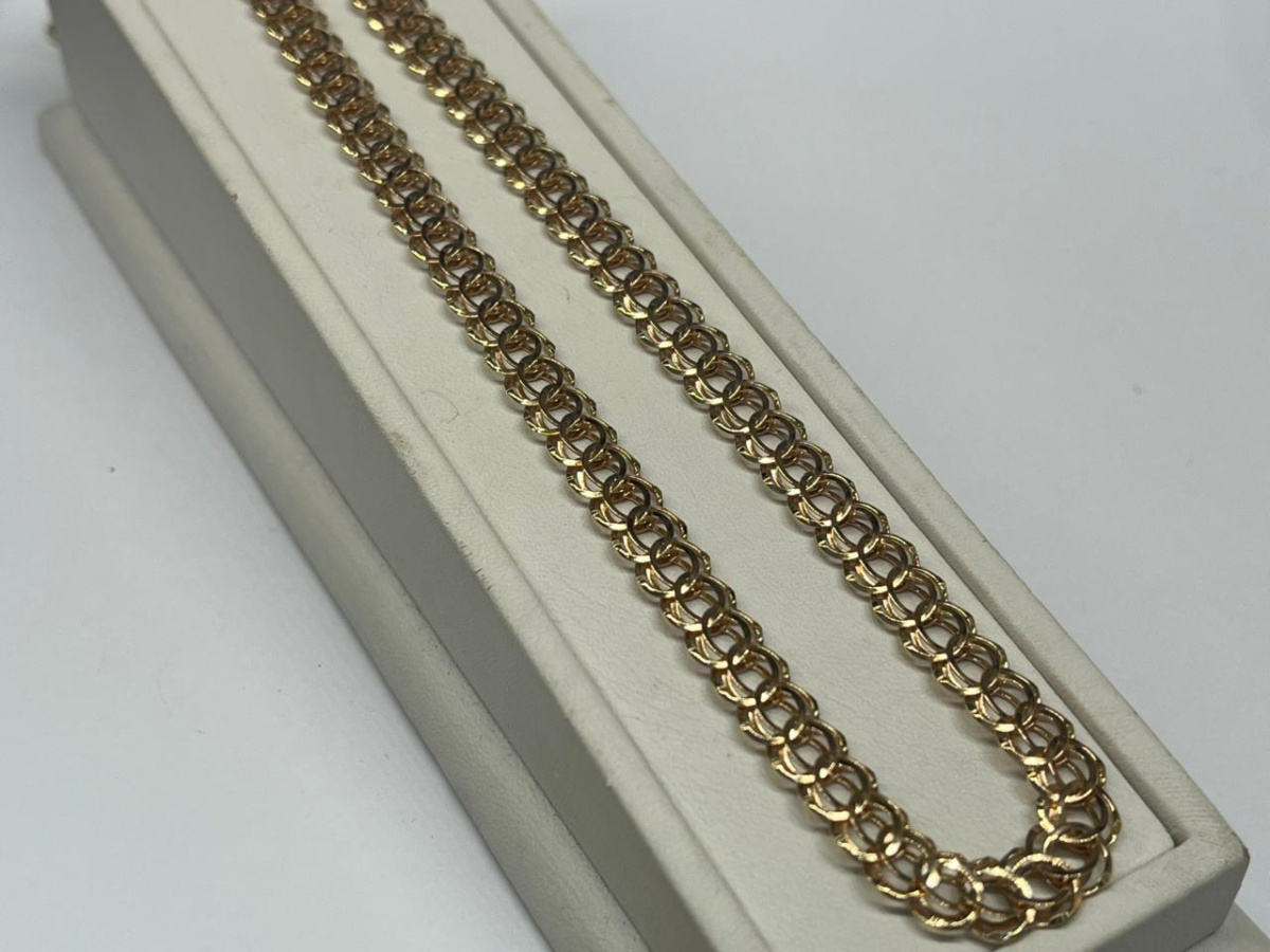 ЦЛИТ585 ЦЕПЬ ПОЛНОВЕСНАЯ Итальянка (Au 585)