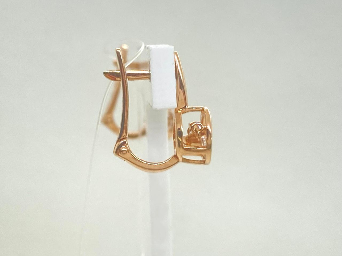 СЕРЬГИ С КАМНЕМ (Au 585)