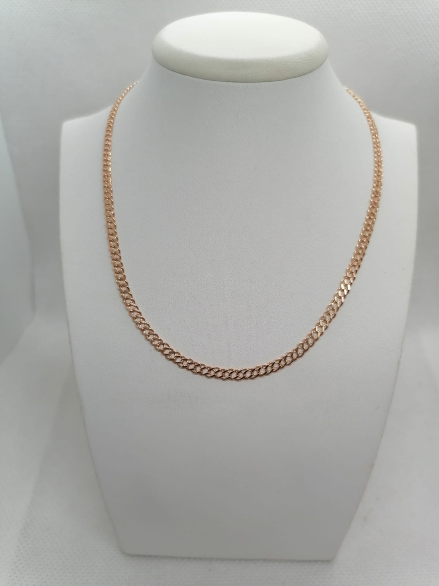 ЦЕПЬ ПОЛНОВЕСНАЯ Ромб двойной (Au 585)