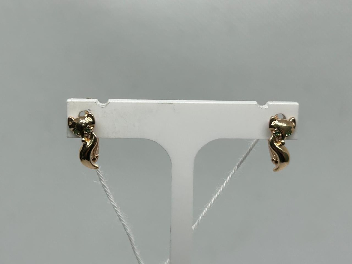 СЕРЬГИ С КАМНЯМИ (Au 585)