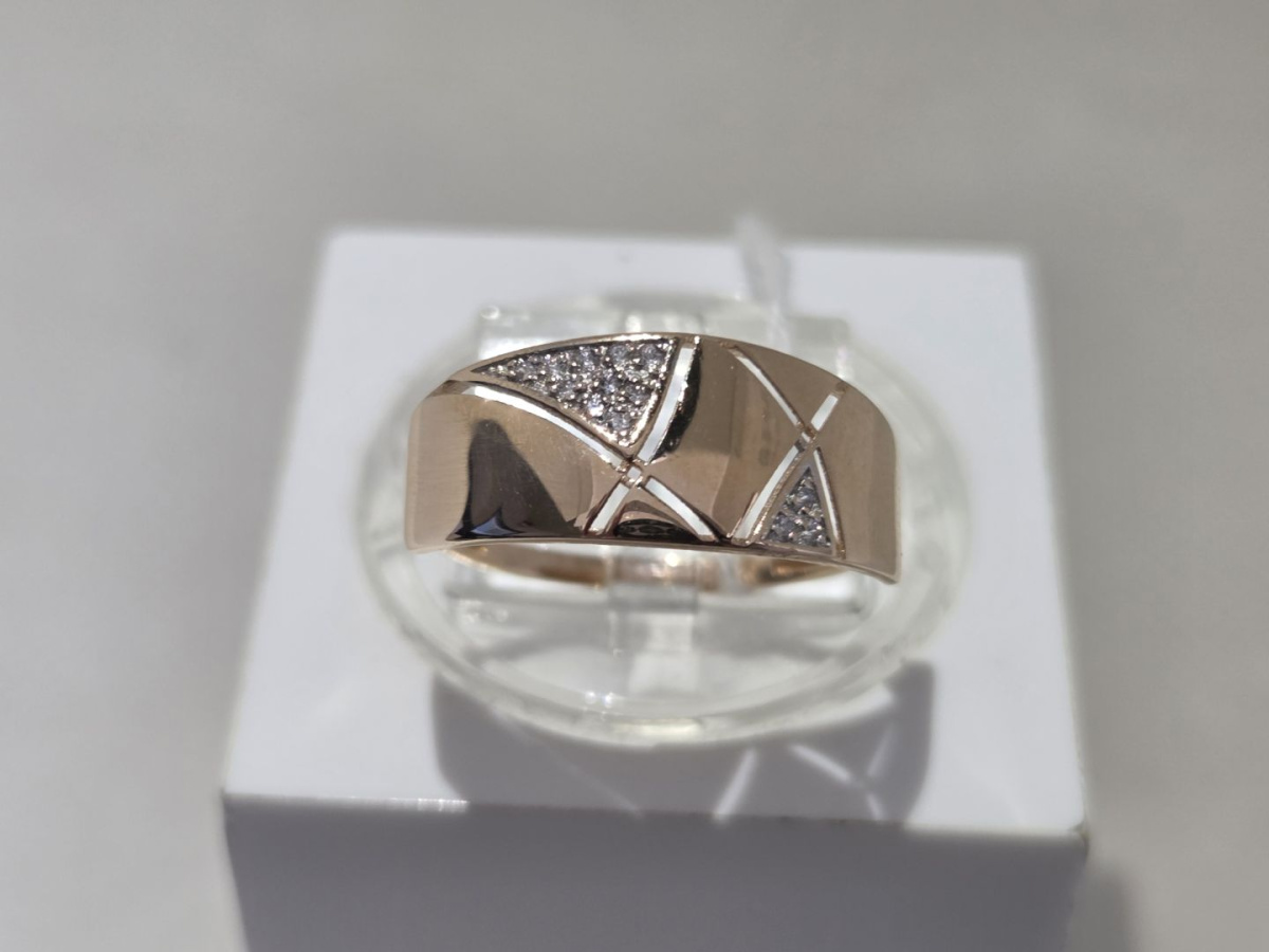 КОЛКМИ585 КОЛЬЦО С КАМНЯМИ (Au 585)