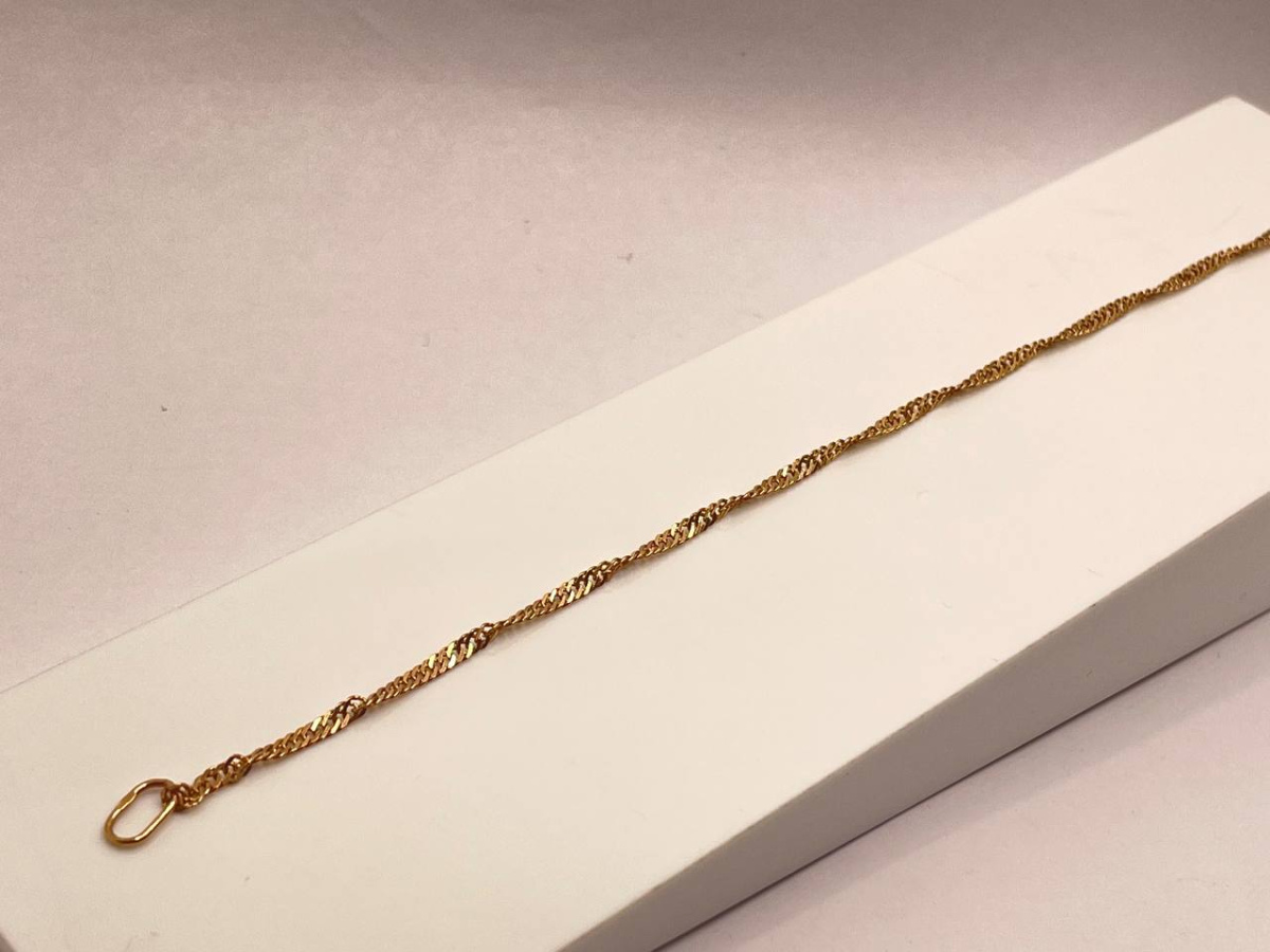 БРАСЛЕТ ПОЛНОВЕСНЫЙ Сингапур Au 585