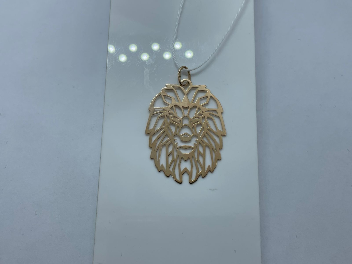 ПОДВЕСКА ЗНАК ЗОДИАКА ЛЕВ Au 585