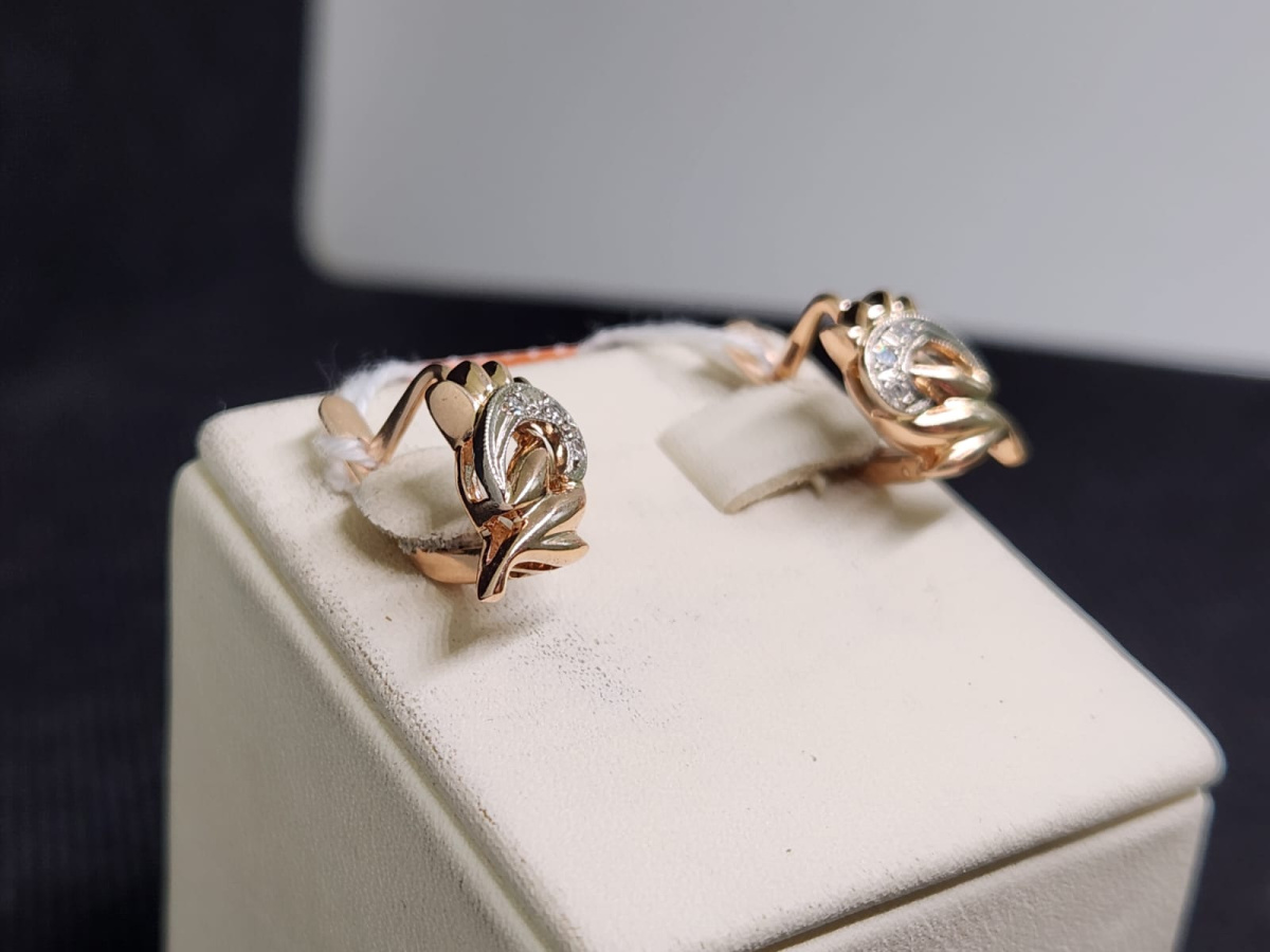 СЕРЬГИ БРИЛЛИАНТ (Au 585)