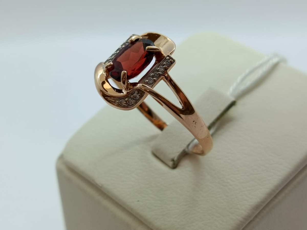 КОЛКМИ585 КОЛЬЦО С КАМНЯМИ (Au 585)