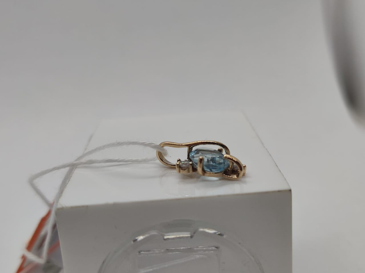 ПОДКМИ375 ПОДВЕСКА С КАМНЯМИ (Au 375)