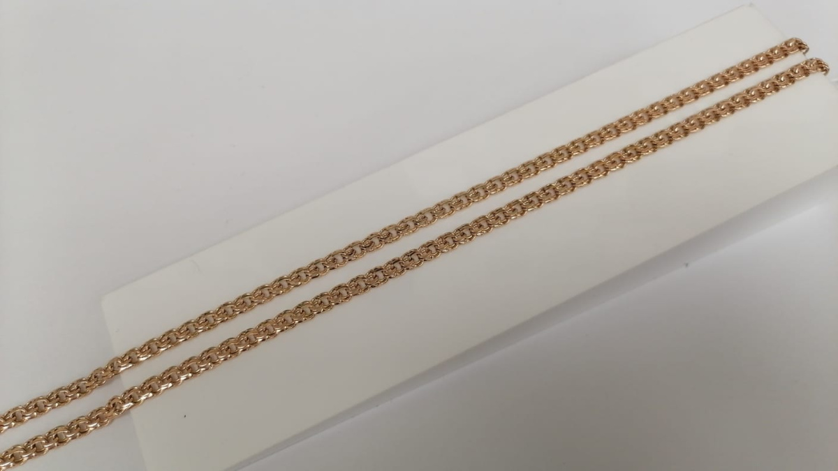 ЦЕПЬ ПОЛНОВЕСНАЯ Бисмарк (Au 585)