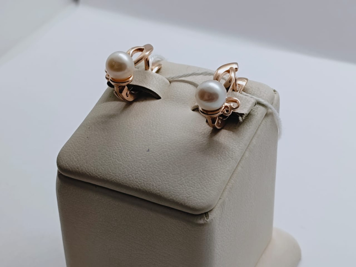 СЕРЬГИ С КАМНЕМ (Au 585)