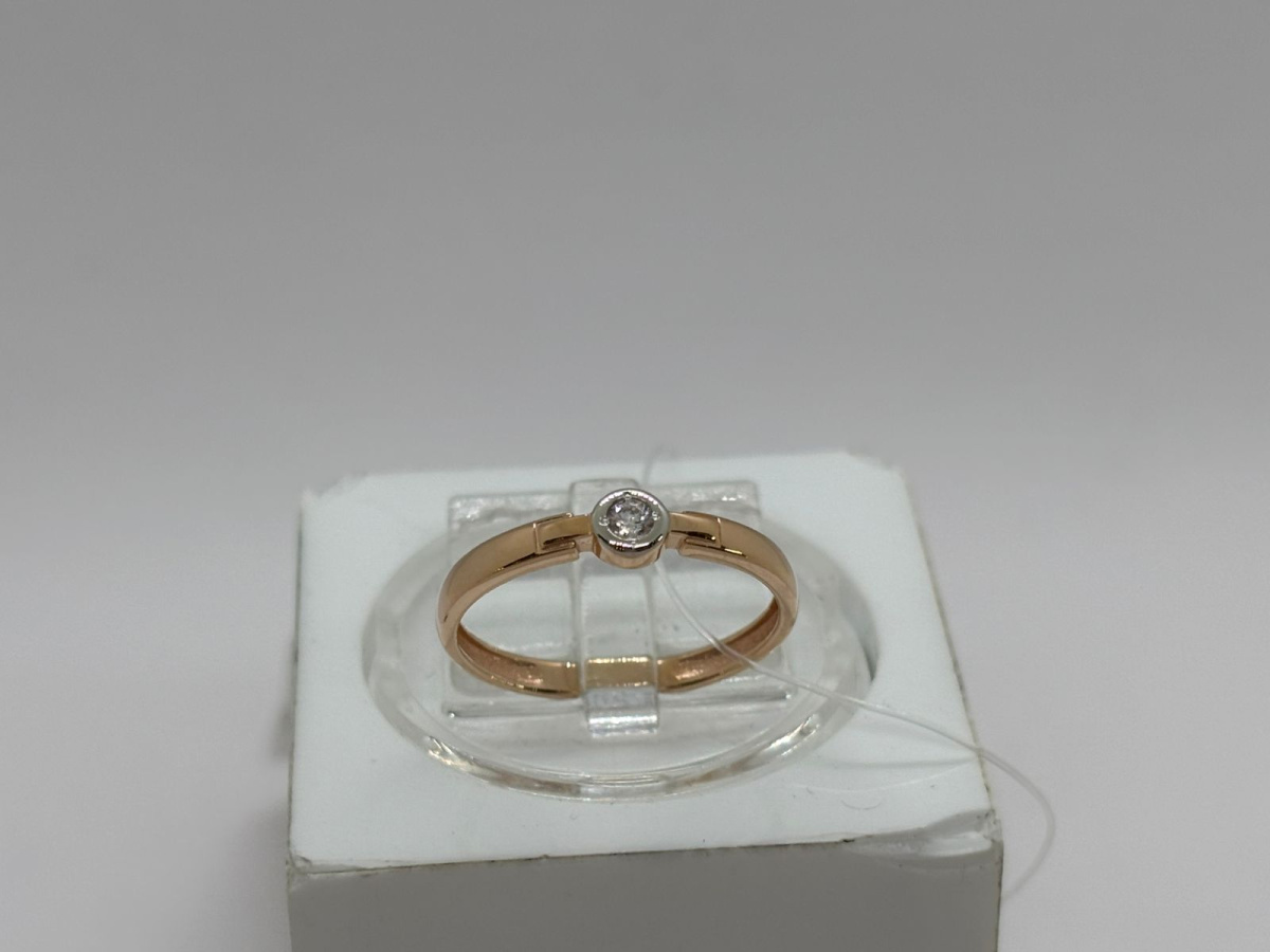 КОЛЬЦО С КАМНЕМ (Au 585)