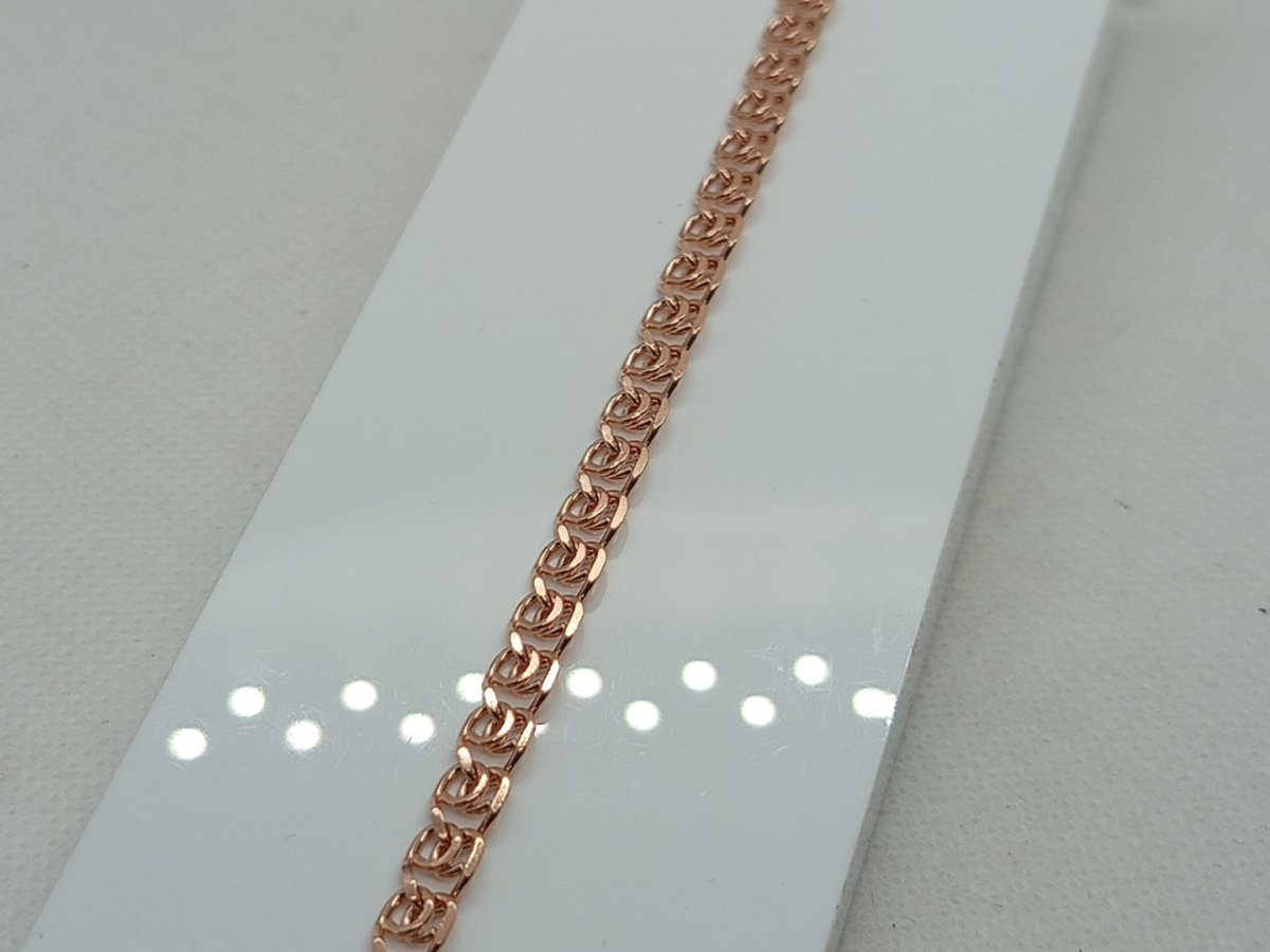 БРАСЛЕТ ПОЛНОВЕСНЫЙ Лав Au 585