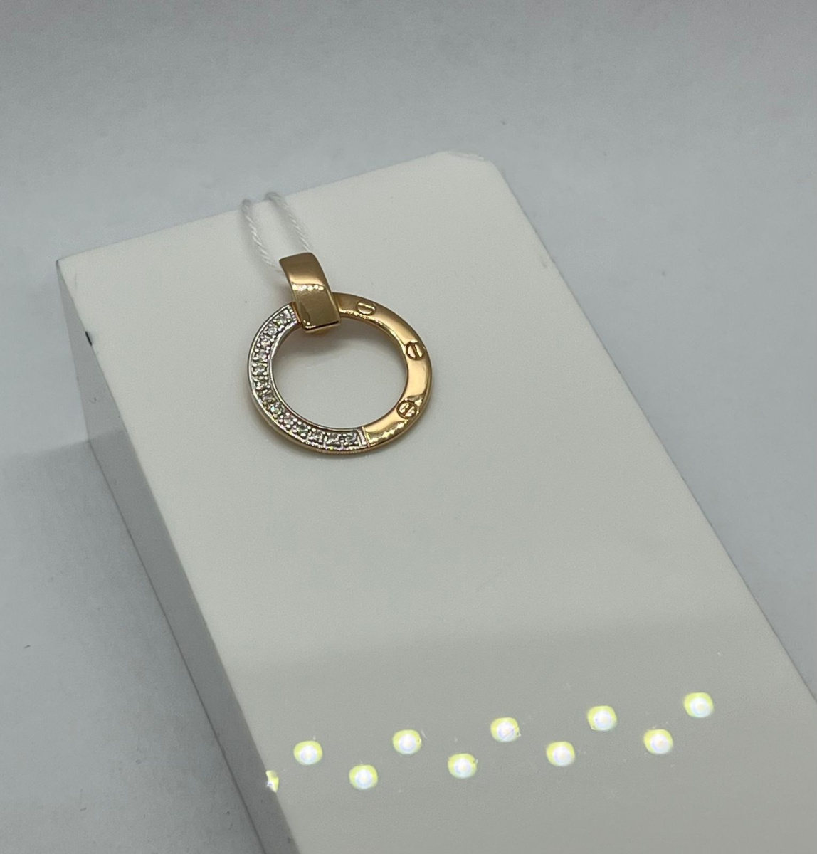 ПОДКМИ585 ПОДВЕСКА С КАМНЯМИ (Au 585)