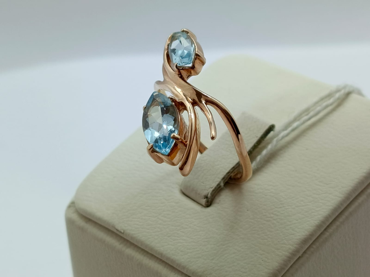 КОЛКМИ585 КОЛЬЦО С КАМНЯМИ (Au 585)