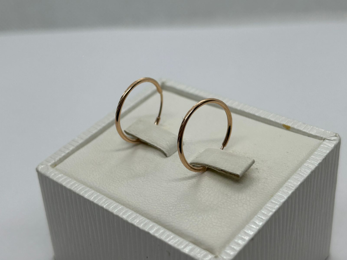 СЕРЬГИ КОНГО без камня (Au 585)