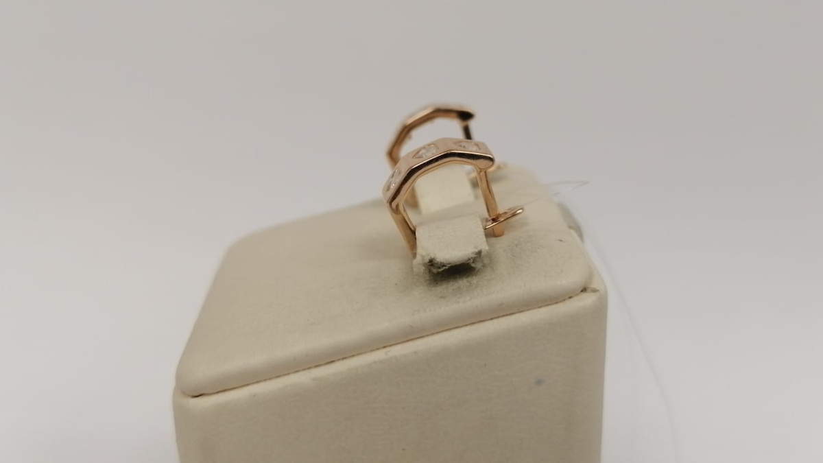 СЕРЬГИ С КАМНЯМИ (Au 585)