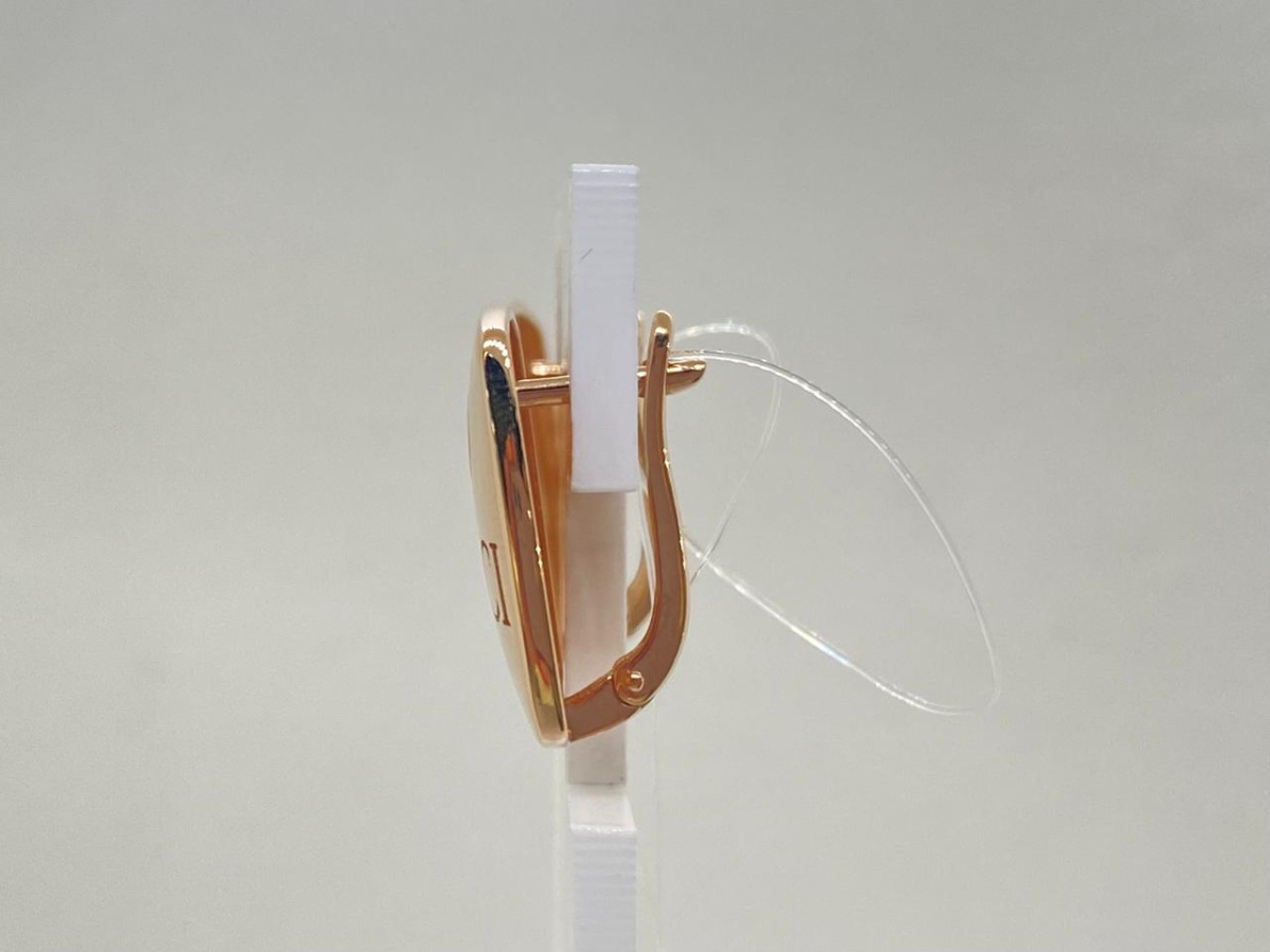 СЕРЬГИ БЕЗ КАМНЯ (Au 585)