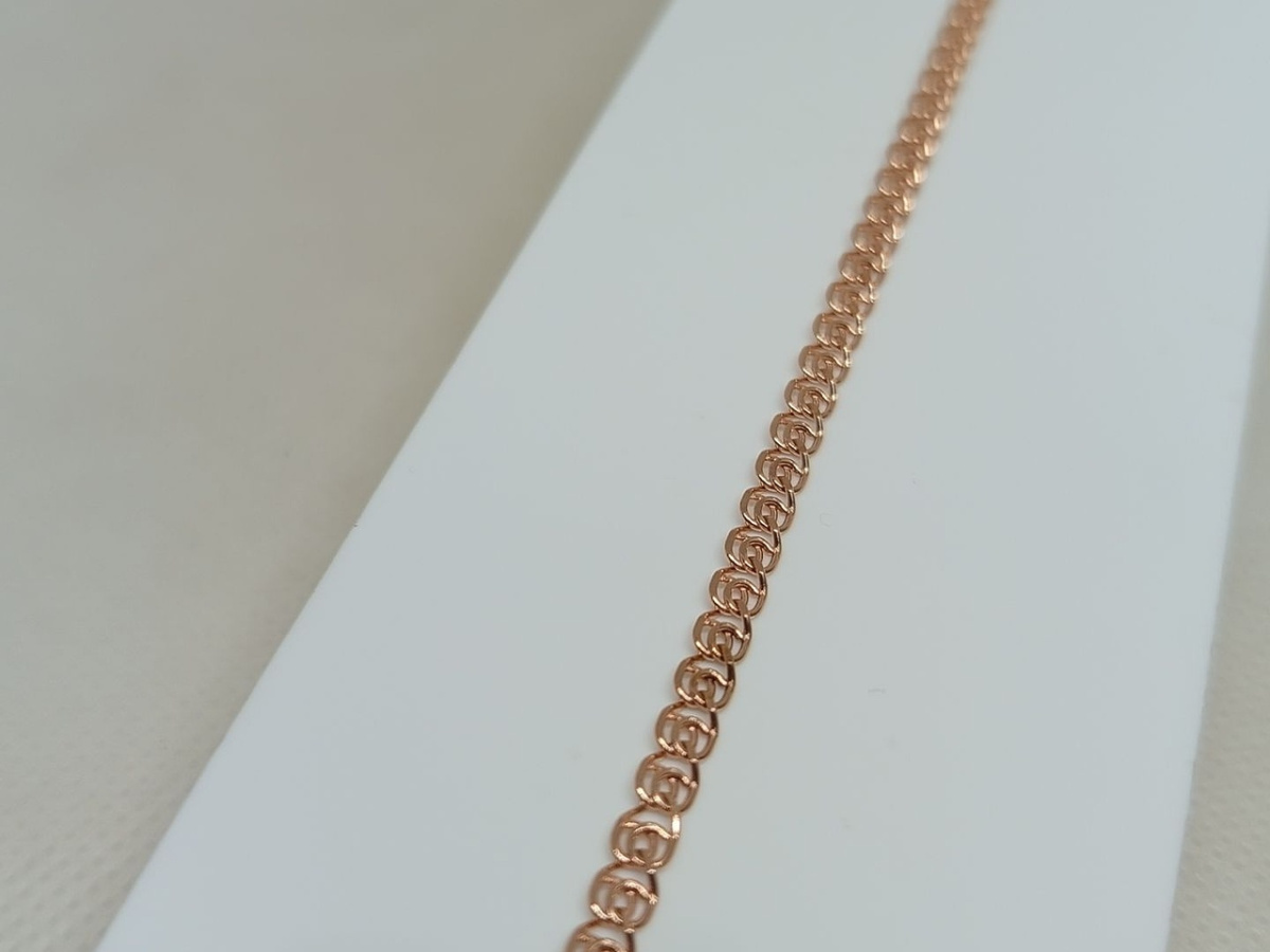 БРАСЛЕТ ПОЛНОВЕСНЫЙ Лав Au 585