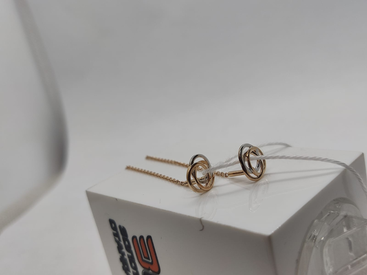 СПРО585 СЕРЬГИ ПРОДЕВКИ (Au 585)