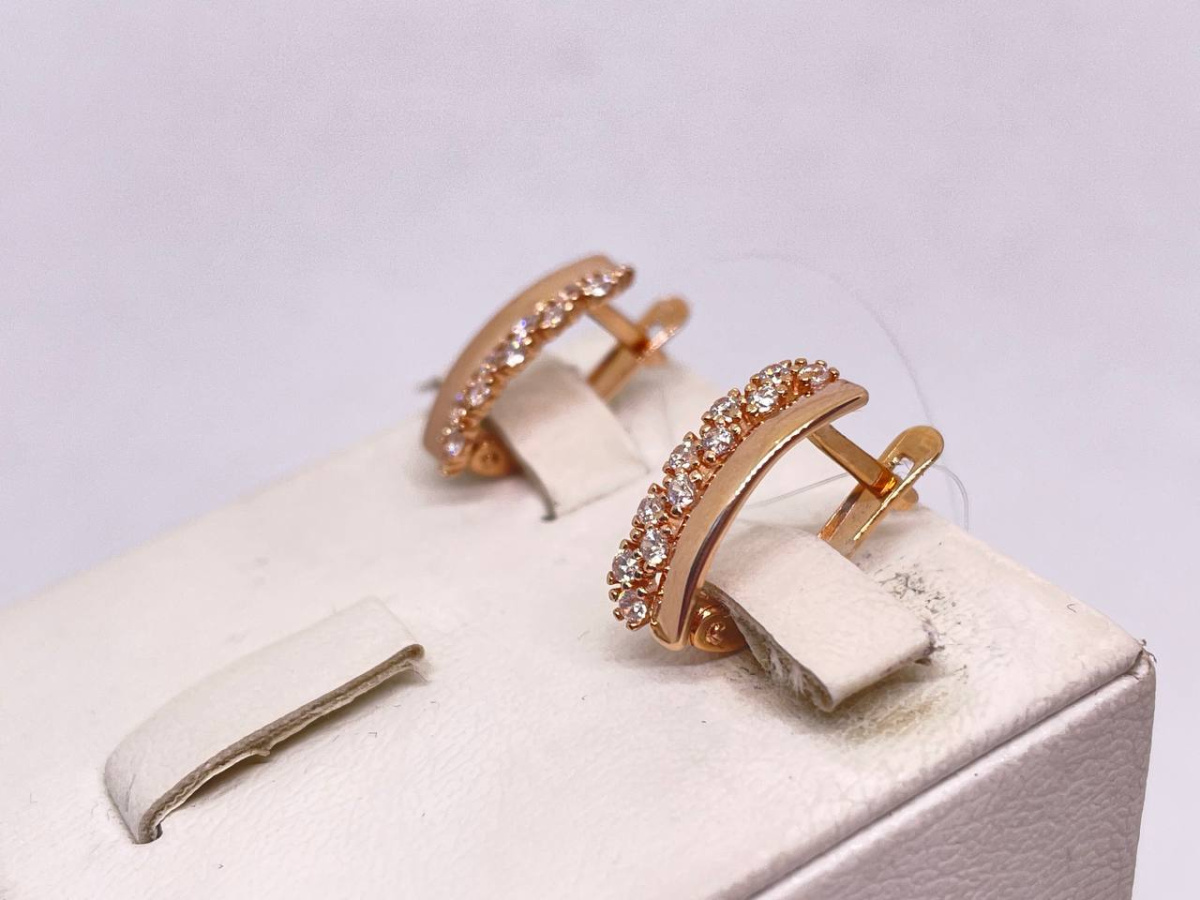 СЕРЬГИ С КАМНЯМИ (Au 585)