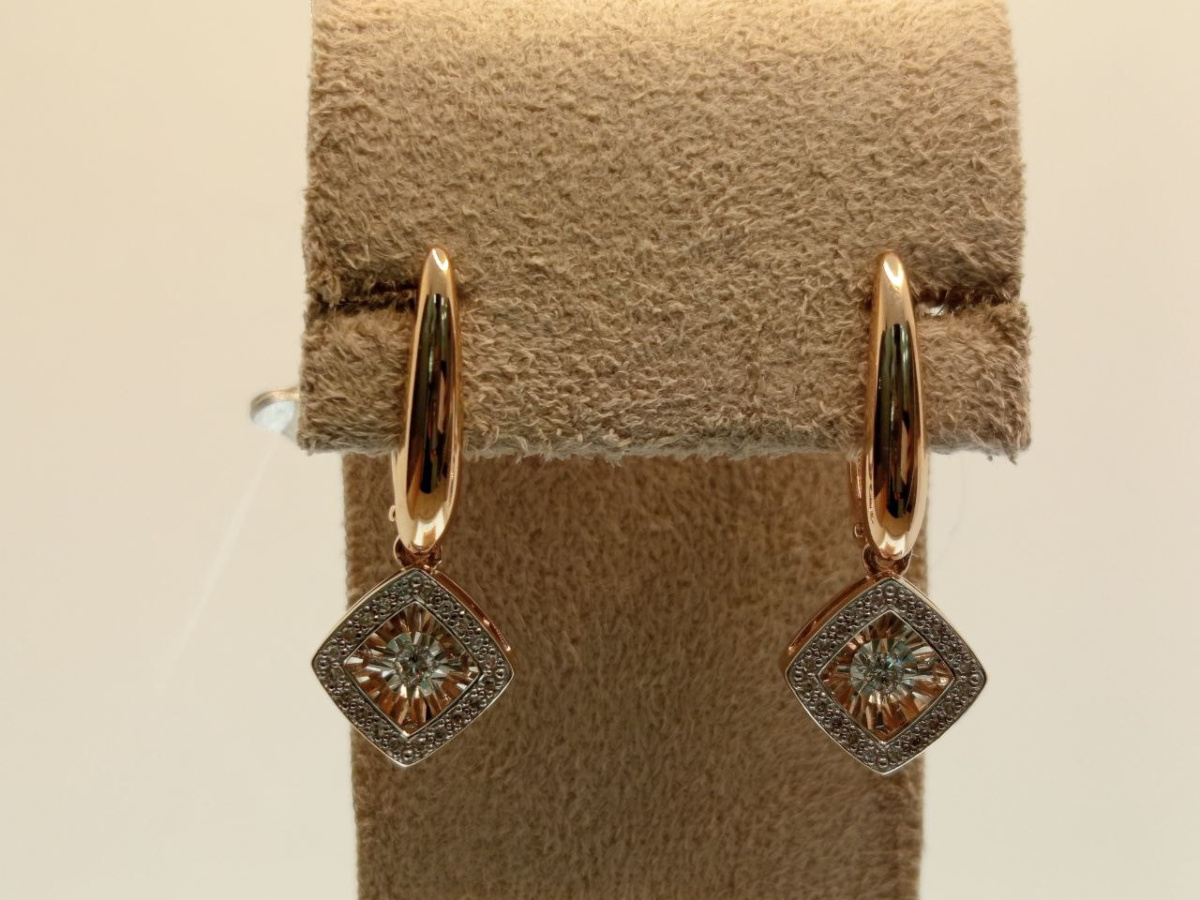 СЕРЬГИ БРИЛЛИАНТ (Au 585)