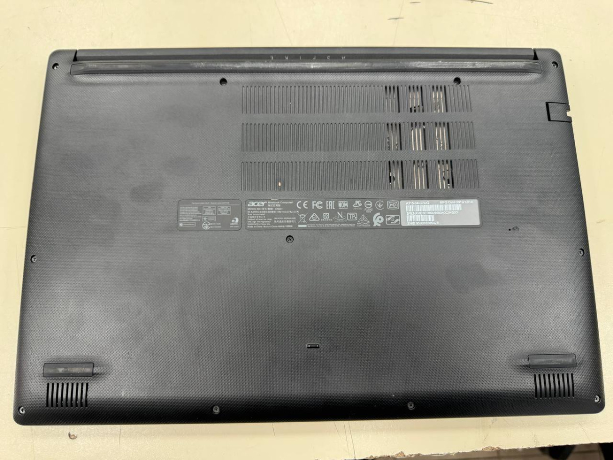 Ноутбук Acer; Celeron N4000, Intel UHD Graphics, 4 Гб, 128 Гб, Нет