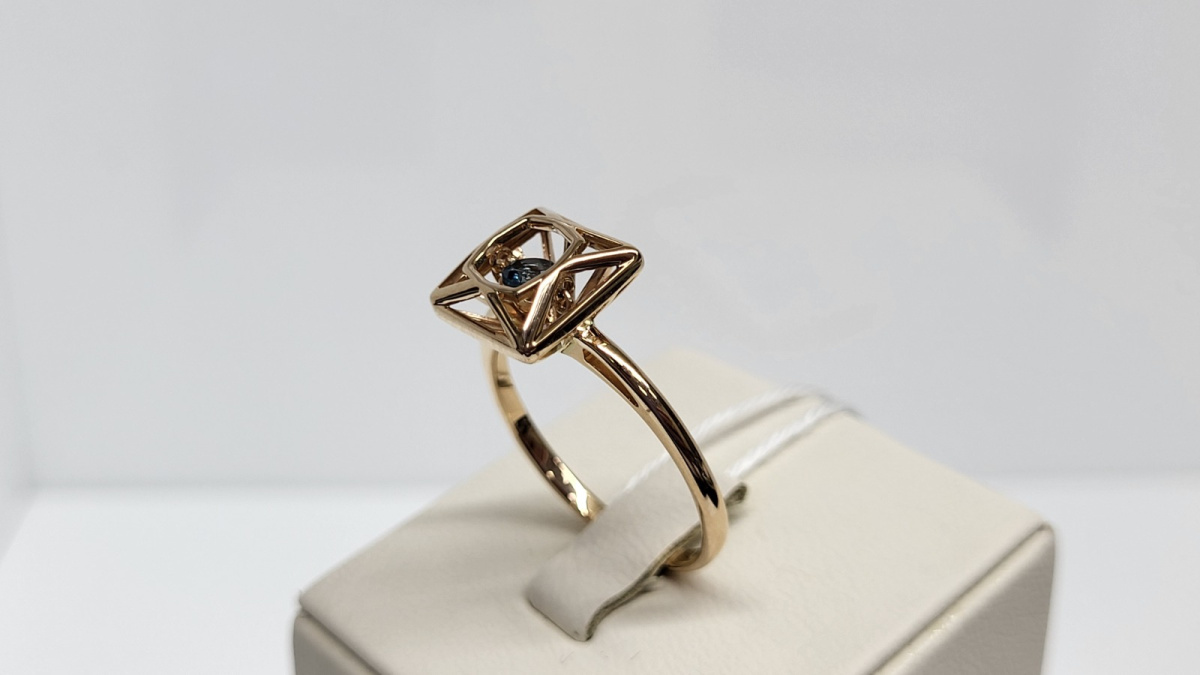 КОЛЬЦО С КАМНЕМ (Au 585)