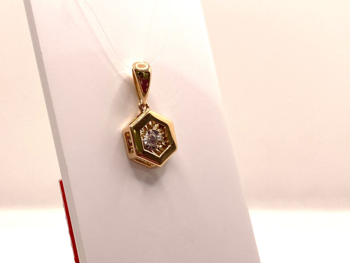 ПОДВЕСКА БРИЛЛИАНТ (Au 585)