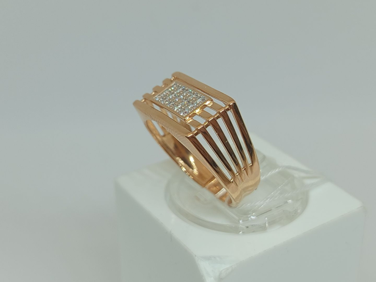 ПЕЧКМИ585 ПЕЧАТКА С КАМНЯМИ (Au 585)