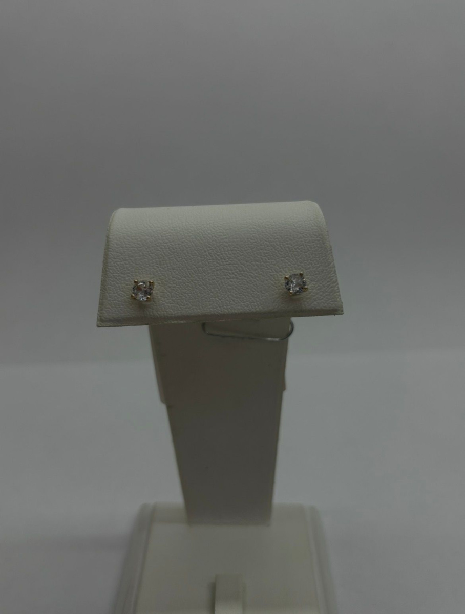 СПУС585 СЕРЬГИ ПУСЕТЫ (Au 585)