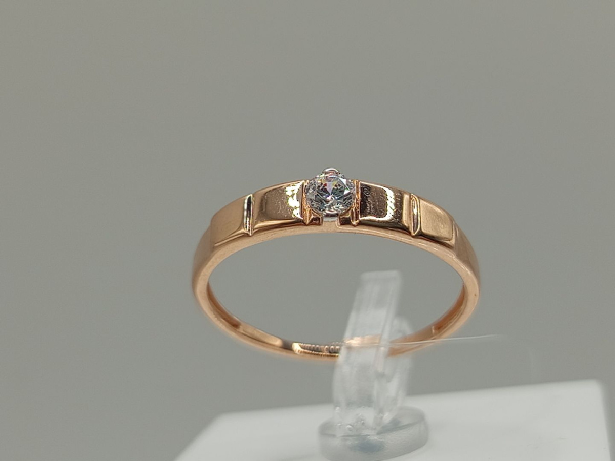 КОЛЬЦО С КАМНЕМ (Au 585)