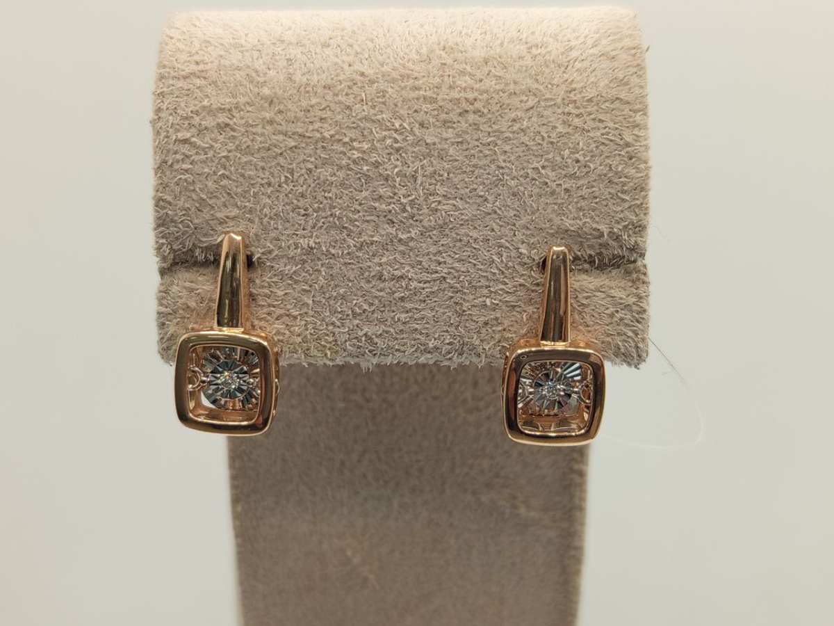 СЕРЬГИ БРИЛЛИАНТ (Au 585)