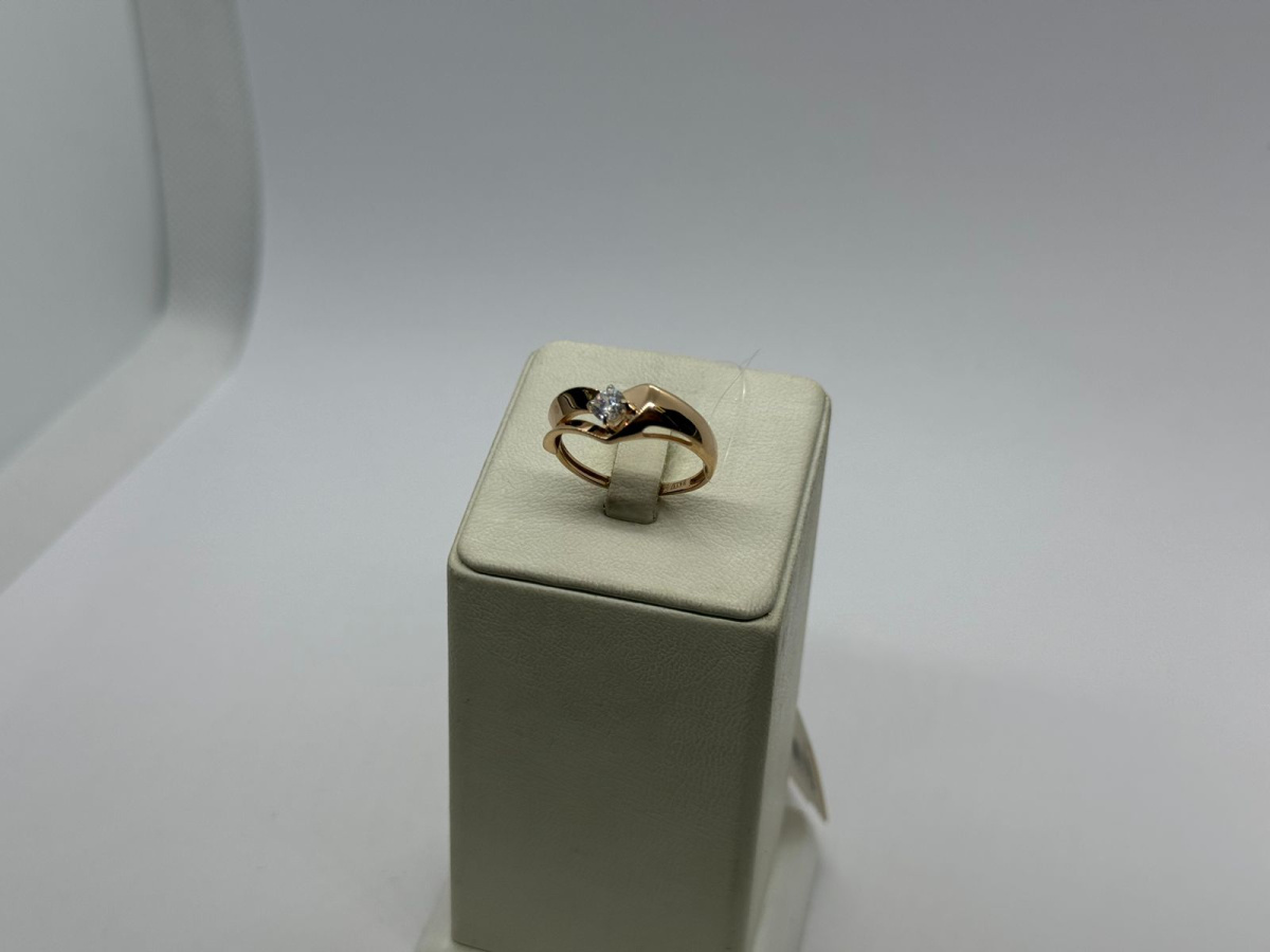 КОЛЬЦО С КАМНЕМ (Au 585)