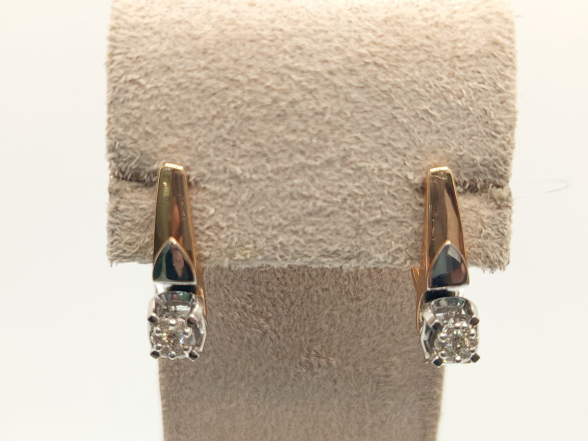 СЕРЬГИ БРИЛЛИАНТ (Au 585)